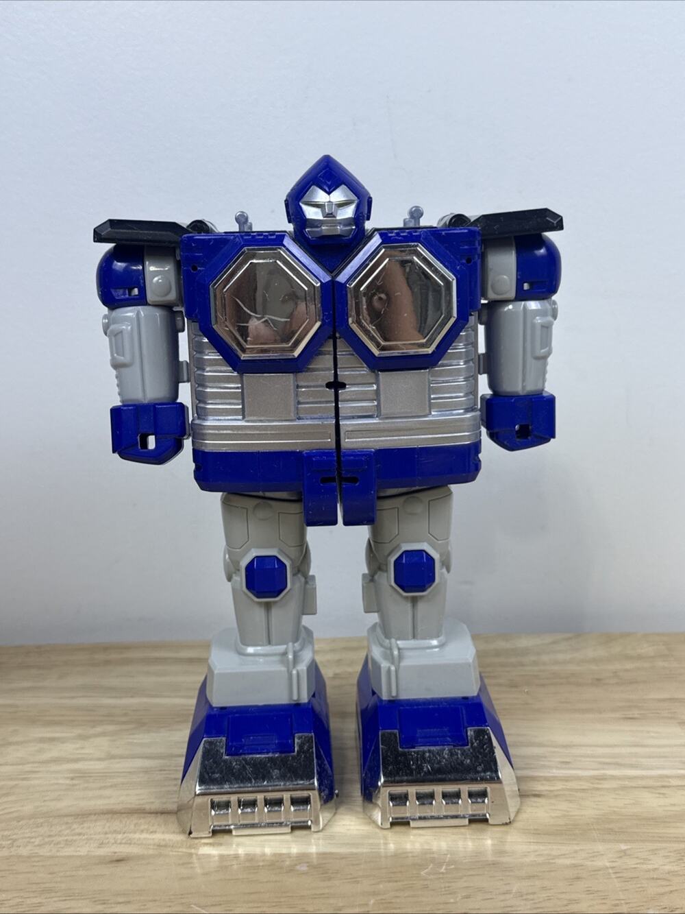 Power Rangers Lost Galaxy 8" Blue Ape Zord Toy Figure Vintage 1998 Bandai